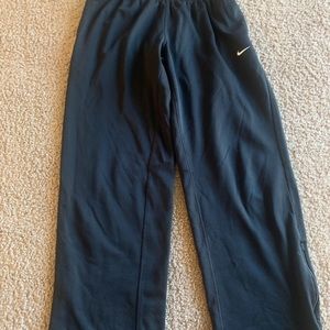 Men Nike black and white track sweatpants come with pockets xl joggers